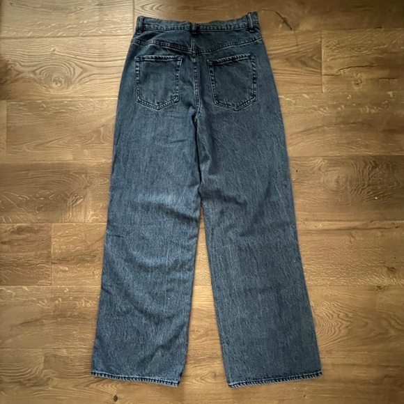 PacSun Eco Bandana Patch High Waisted Baggy Jeans size 27 - Picture 2 of 6